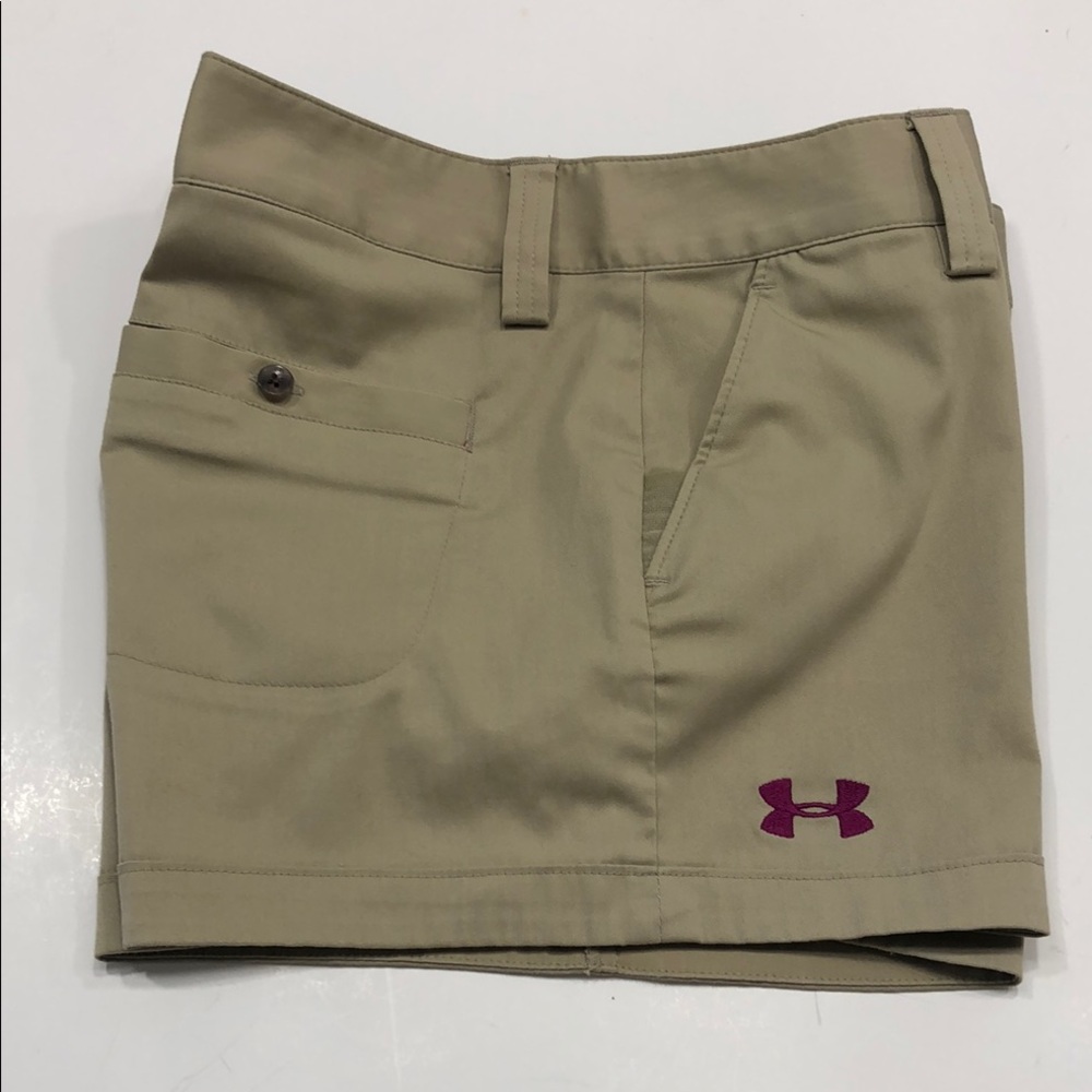 Under Armour Tan Shorts - Womans’ Size 6